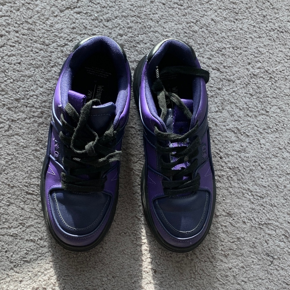Zara Kids Purple and Black Shoes